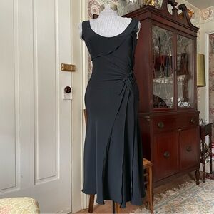 PRADA Black Pleated Sleeveless Dress